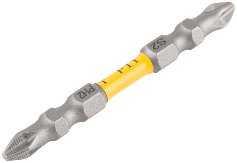  Набор бит кованые сталь S2 двусторонние 65мм PH2/РН2 профи блистер (уп.2шт) FIT 57542 фото в каталоге от BTSprom.by