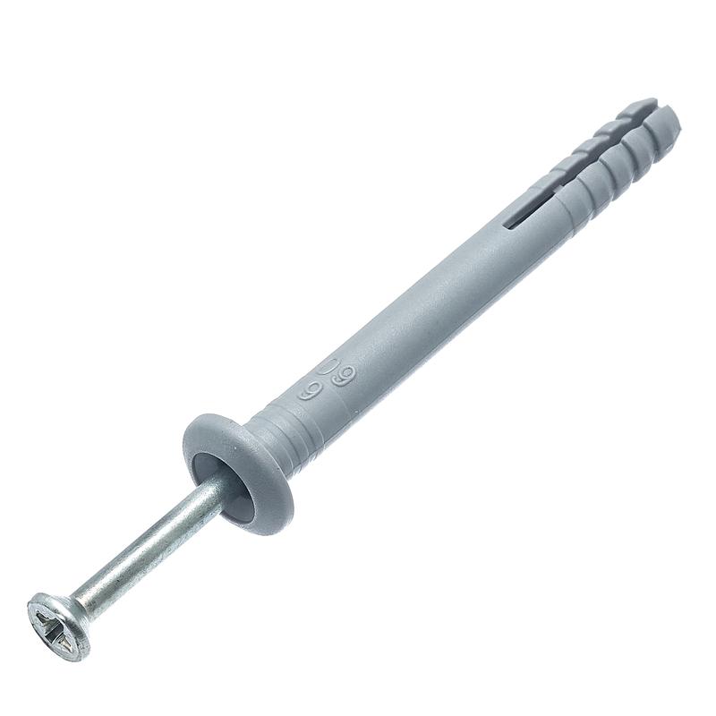 дюбель-гвоздь sm-g гриб.манж 6х40 ведро (уп.150шт) стройметиз 2440016 от BTSprom.by