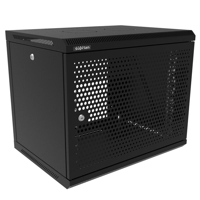 шкаф телекоммуникационный настенный твс-9u-600-450-пр-9005 suprlan 05-2095-b от BTSprom.by