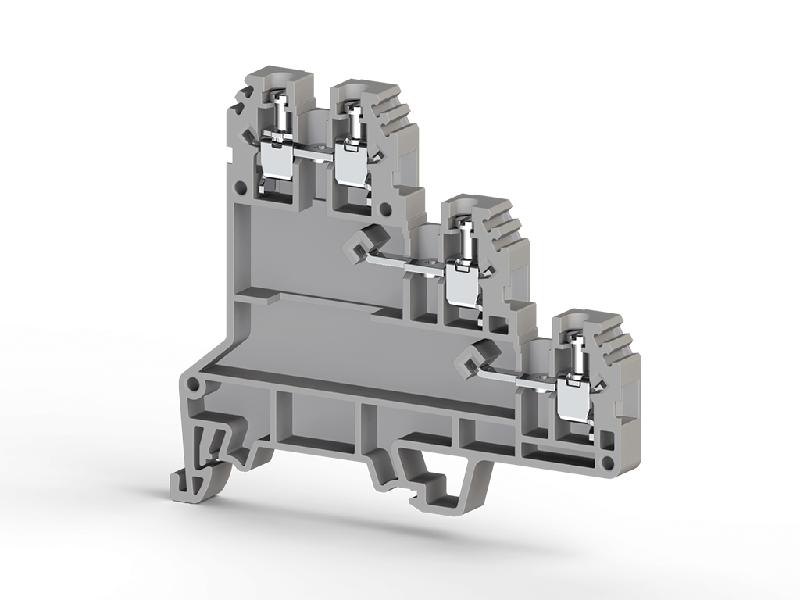 клеммник 3-х ярусный для датчиков 2.5кв.мм сер. puk 3s klemsan 324409 от BTSprom.by
