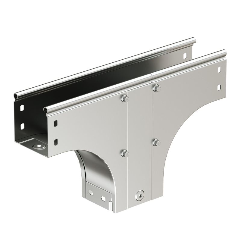 ответвитель-переходник для лотка т-образ. верт. tdsa 80х200 в комплекте с крепеж. эл. цинк-ламель dkc 37603kzl от BTSprom.by