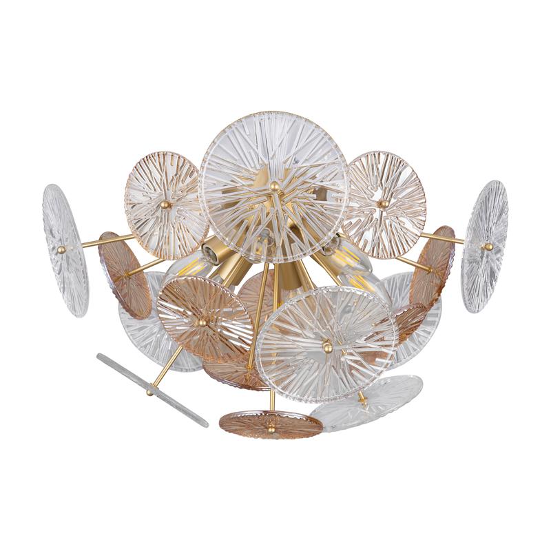  Светильник Brillia 60Вт E14х6 IP20 потолочн. Freya FR5274CL-06G фото в каталоге от BTSprom.by