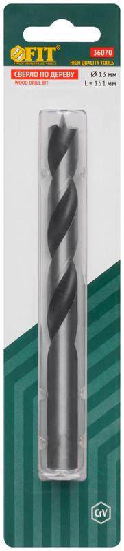  Сверло по дереву CrV Профи 13мм FIT 36070 фото в каталоге от BTSprom.by