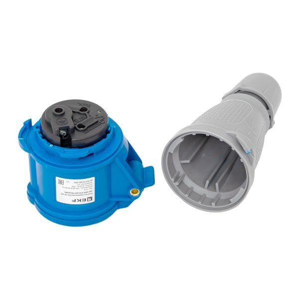  Розетка переносная 213 2Р+РЕ 16А 220В IP44 PROxima EKF ps-213-16-220-PRO фото в каталоге от BTSprom.by