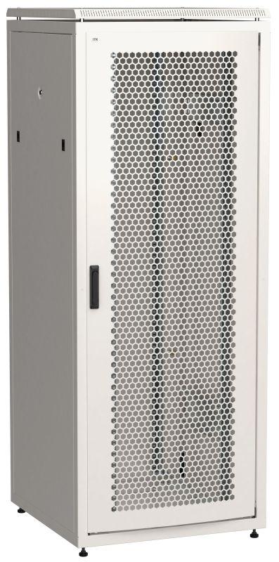шкаф сетевой linea n 42u 800х800мм перфорир. передн. дверь; задн. метал. сер. itk ln35-42u88-pm от BTSprom.by