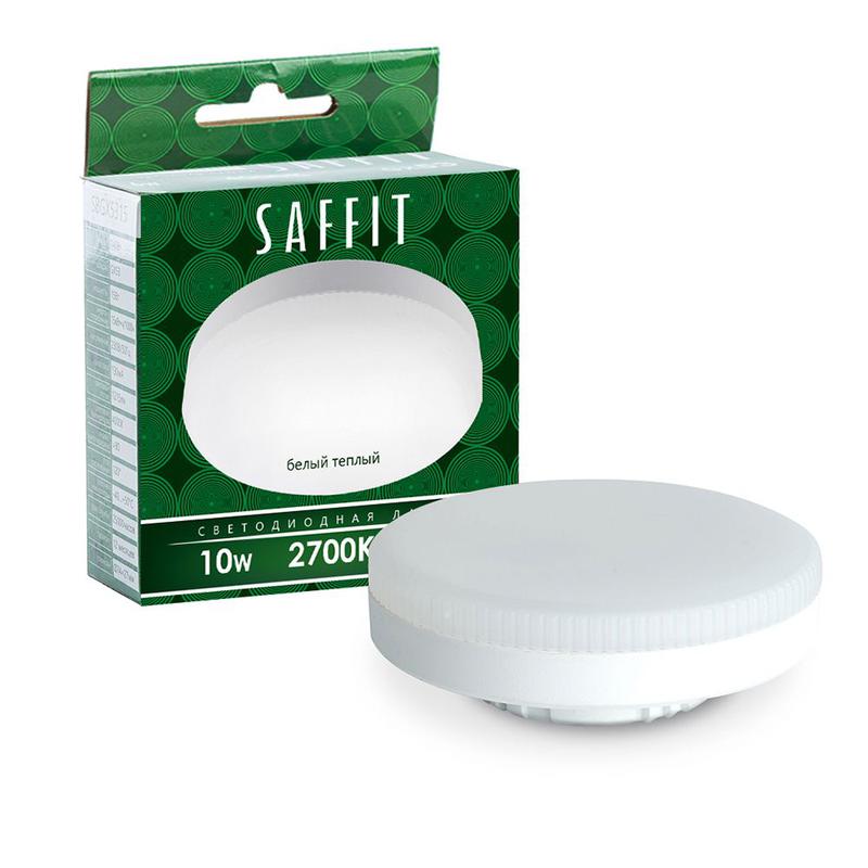 лампа светодиодная 10вт 230в gx53 2700к sbgx5310 saffit 55227 от BTSprom.by