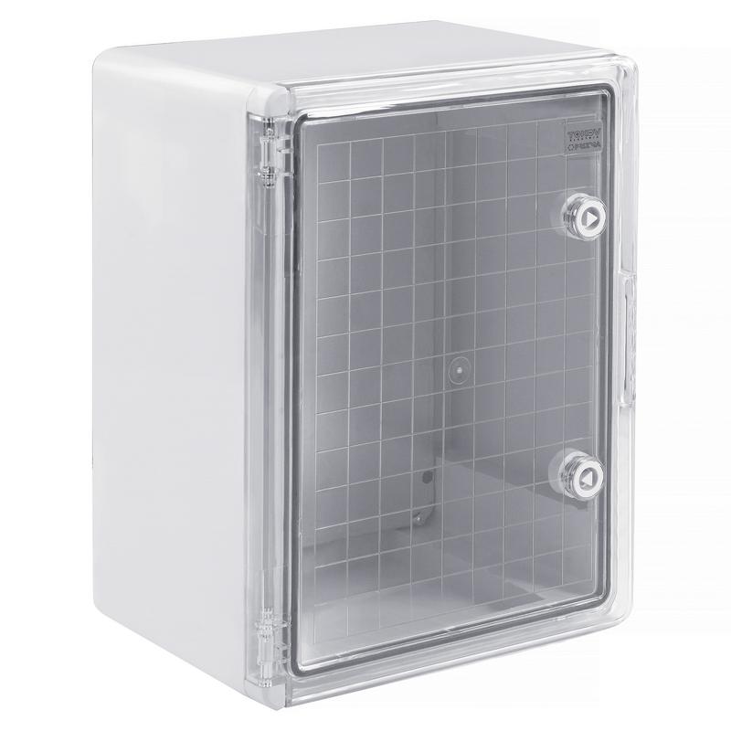 корпус ударопрочный щмпп 400х300х220 ik10 ip65 прозр. дверь абс пластик prizma tokov electric tke-pz-cpb04-ik10-ip65 от BTSprom.by