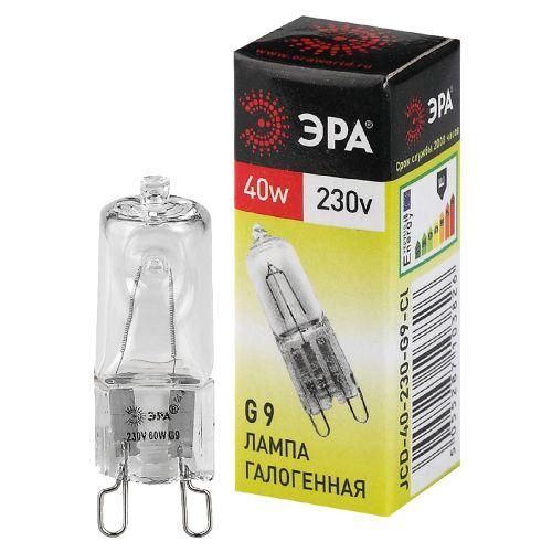 лампа галогенная g9-jcd-40-230v-cl 40вт капсула g9 230в эра c0027378 от BTSprom.by
