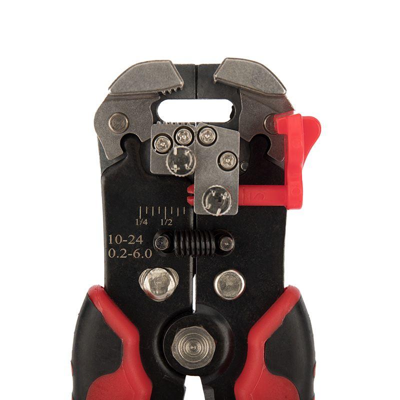  Инструмент для зачистки кабеля 0.2-6.0кв.мм и обжима наконечников HT-766 (HY-371) PROCONNECT 12-4005-4 фото в каталоге от BTSprom.by