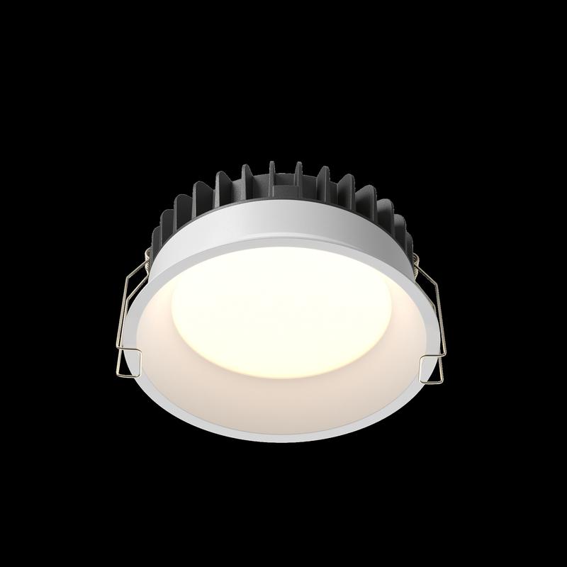  Светильник Okno 12Вт 3000-4000-6000К IP44 100град. встраив. Maytoni DL055-12W3-4-6K-W фото в каталоге от BTSprom.by