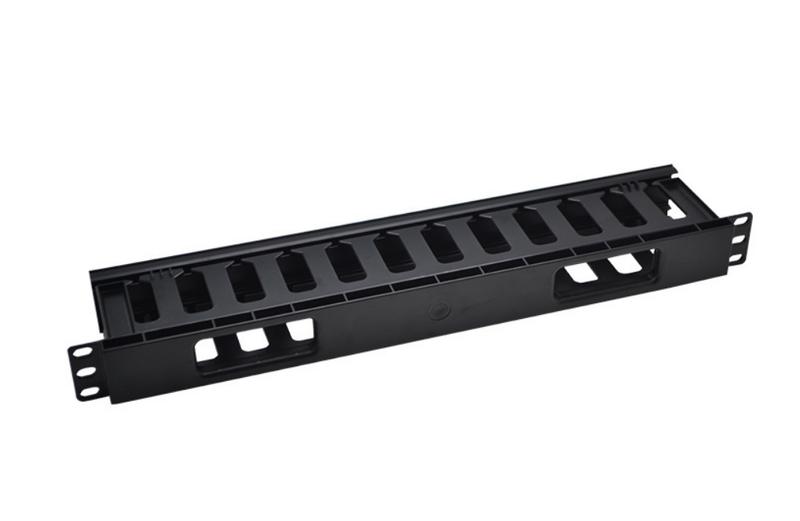 органайзер кабельный 19дюйм 1u с крышкой tokov electric tke-cm-1u-pc от BTSprom.by