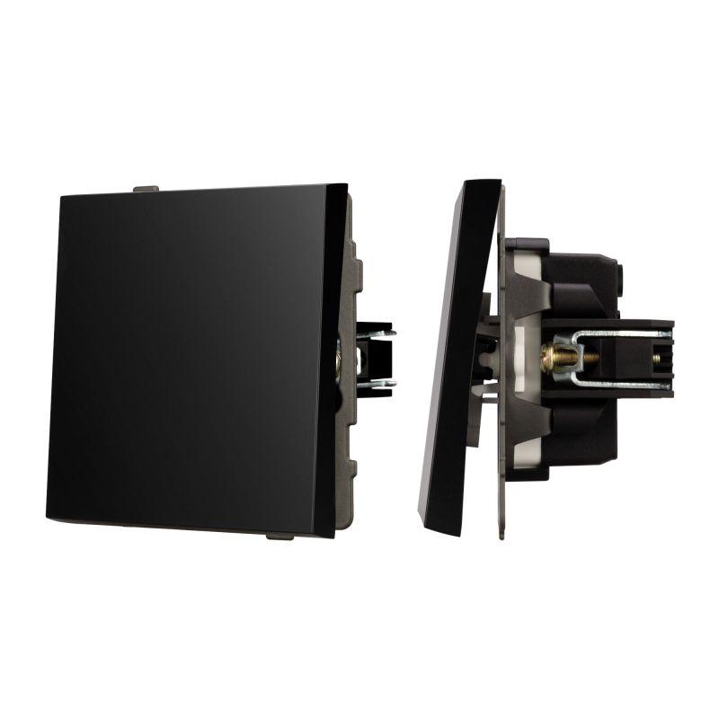 выключатель непроходной 1-кл. swt-tendo-mk01-pl-bk 10а 230в механизм arlight 054035 от BTSprom.by