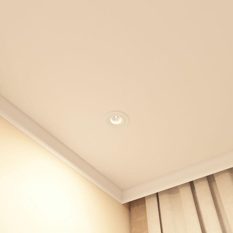  Светильник 50Вт GU10 IP20 встраив. алюм. бел. DENKIRS 677523 фото в каталоге от BTSprom.by