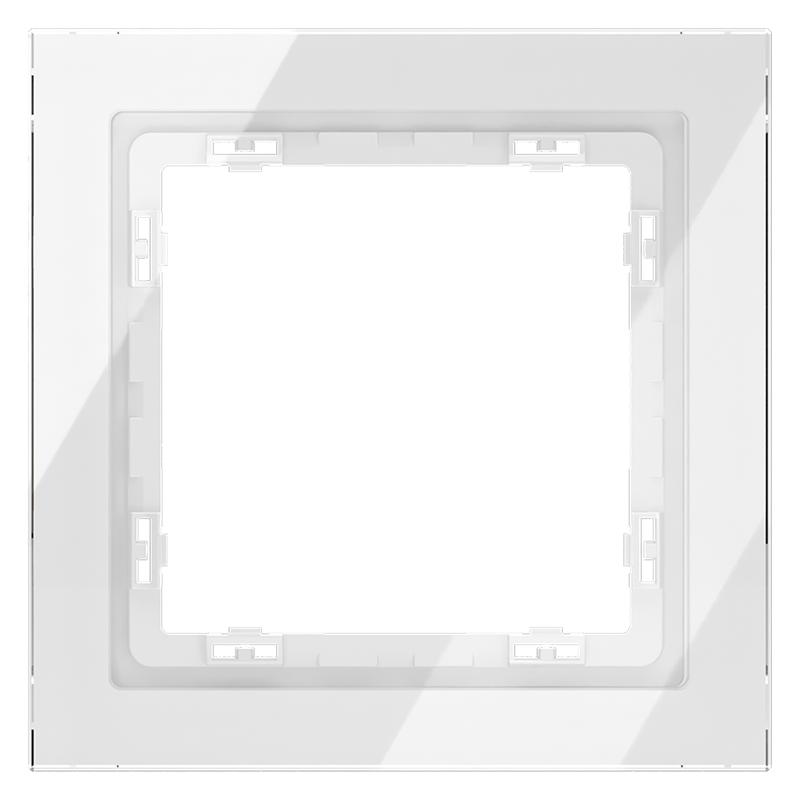 рамка 1-м s70 стеклян. бел. voltum vls110101 от BTSprom.by