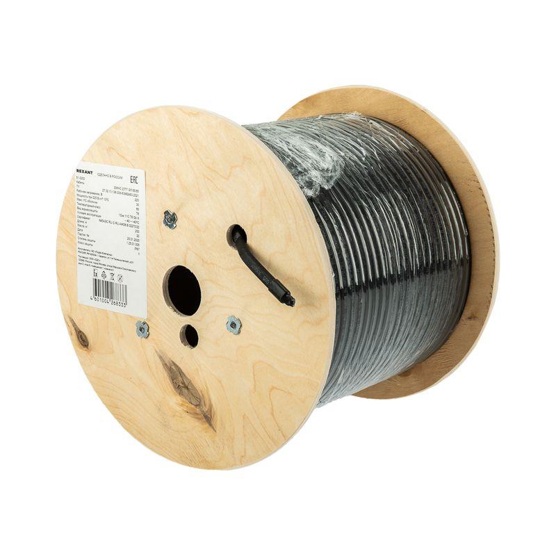  Кабель греющий саморег. 30КНС 2ЛТГ-ЭЛ 65/85 UV экранированный 30Вт/1м 200м Rexant 51-0252 фото в каталоге от BTSprom.by