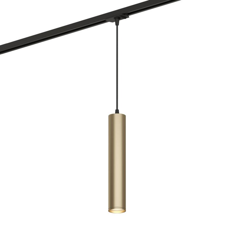 светильник трековый 15вт gu10 ip20 алюм. матов. зол. с черн. denkirs 678706 от BTSprom.by