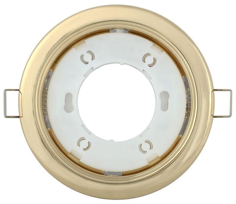светильник точечный gx53 встраив. зол. iek luvb0-gx53-1-k22 от BTSprom.by
