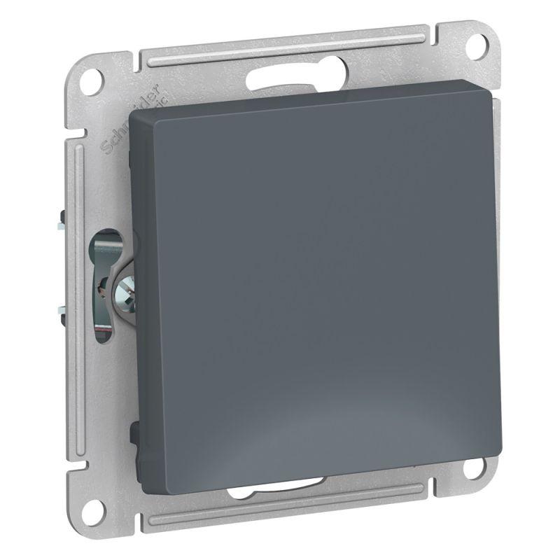 выключатель 1-кл. сп atlasdesign 10а ip20 (сх. 1) 10ax механизм грифель se atn000711 от BTSprom.by