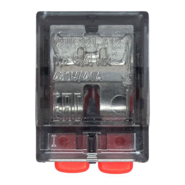  Клемма строительно-монтажная СМК 221-612 2-проводная 0.5-4.0(6)кв.мм с рычагом (уп.50шт) PROxima EKF plc-smk-221-612 фото в каталоге от BTSprom.by