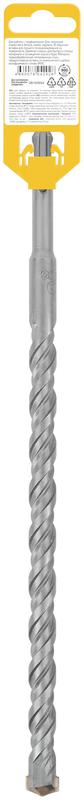  Бур по бетону SDS PLUS профи W-образная вставка двойная спираль 16х310мм FIT 32836 фото в каталоге от BTSprom.by