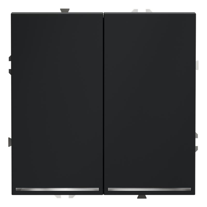 выключатель 2-кл. сп s70 10а с подсветкой механизм графит voltum vls020207 от BTSprom.by