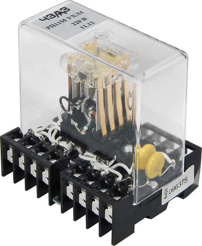 реле промежуточное рп-11м 24в передн. присл. чэас a8119-77951163 от BTSprom.by