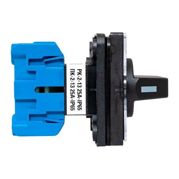  Переключатель кулачковый ПК-2-13 3п 25А "ВКЛ-ВЫКЛ" IP65 EKF pk-2-13-25-65 фото в каталоге от BTSprom.by