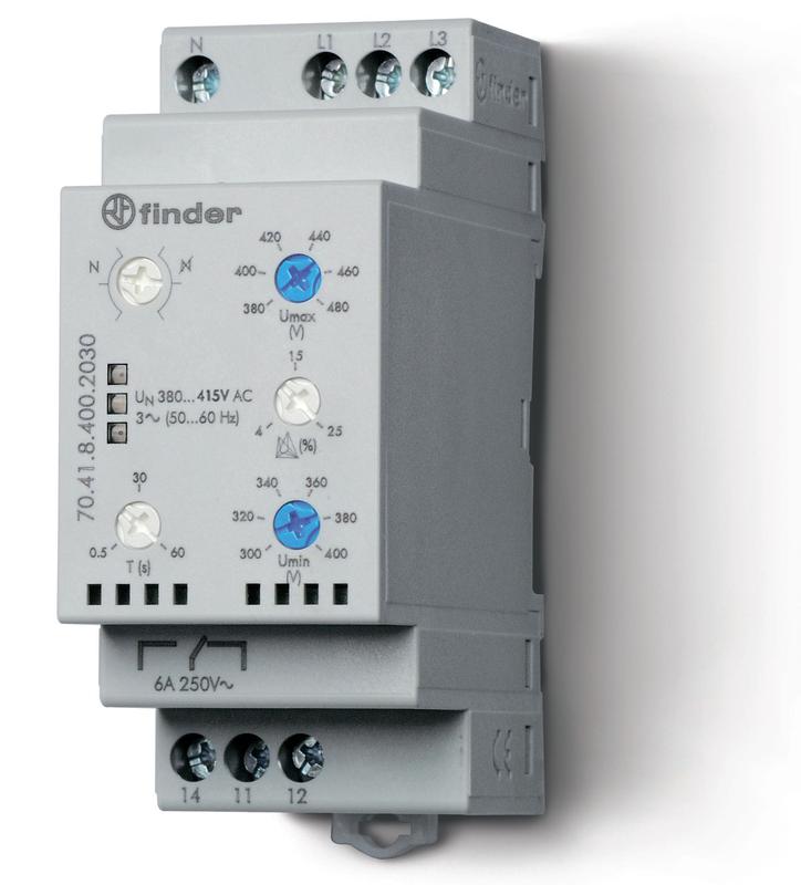 реле контроля фаз finder 704184002030 от BTSprom.by