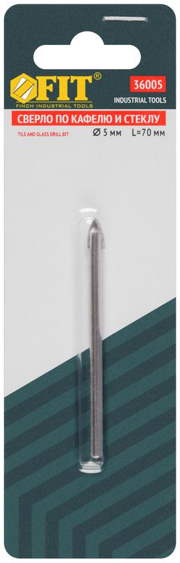 Сверло по кафелю 5мм FIT 36005 фото в каталоге от BTSprom.by