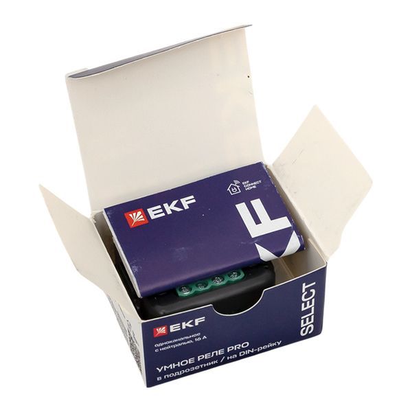  Реле умное в подрозетник 1-канальное Zigbee Connect Select 16А с нейтралью EKF PRO ssh-1g-zb-pro фото в каталоге от BTSprom.by