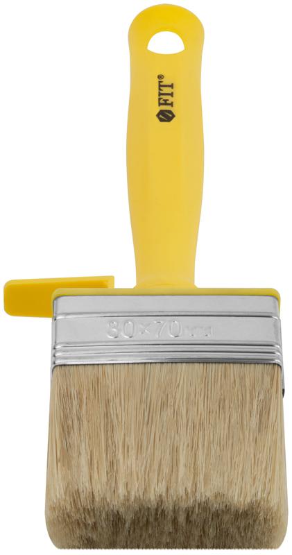  Макловица натуральная светлая щетина пластиковый корпус полая ручка "мини" 30х70мм FIT 01641 фото в каталоге от BTSprom.by