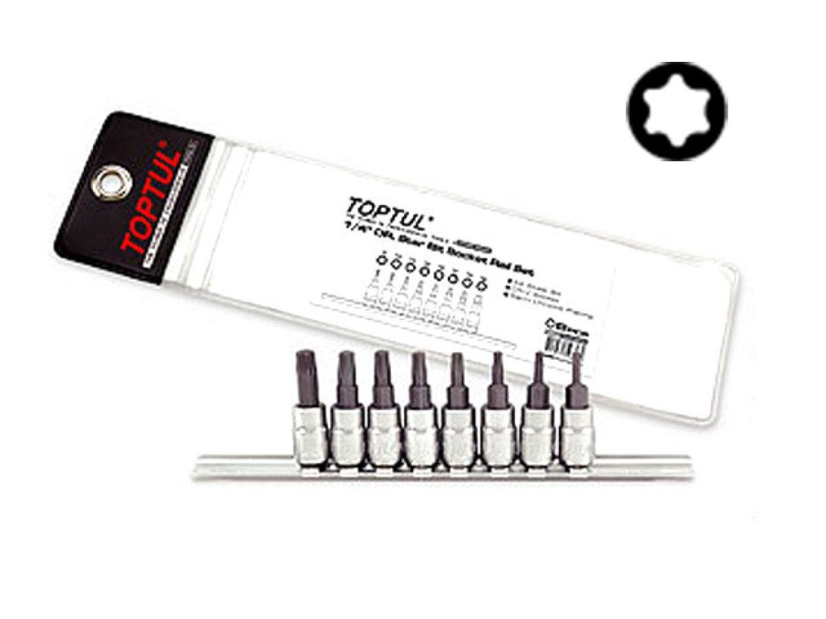 набор бит 1/4"  8шт. toptul gaag0808 от BTSprom.by