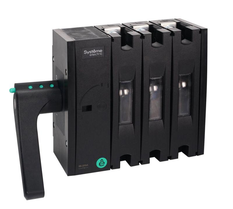 выключатель-разъединитель systemepact sd250 3p 250а располож. рукоятки слева сбоку se ssd02503ls0250 от BTSprom.by