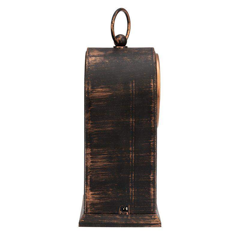  Камин светодиодный "Старинные часы" 14.7х11.7х25см эффект живого огня USB и элементы питания 2хC (не в компл.) бронз. Neon-Night 511-021 фото в каталоге от BTSprom.by