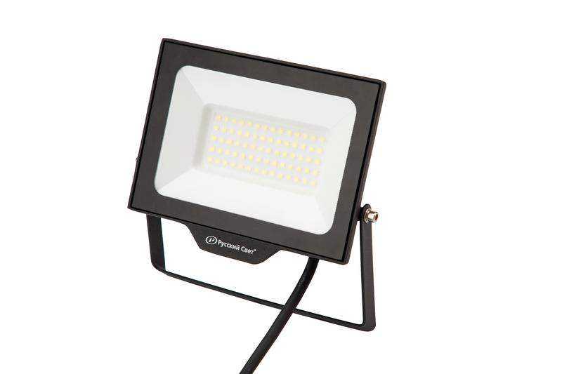 прожектор светодиодный сдо fl 10 c 50w vw 840 bk cl 192х148х28мм 50вт 4000к ip65 уличный черн. русский свет 15081023278 от BTSprom.by