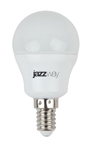 лампа светодиодная pled-sp 7вт g45 шар 3000к тепл. бел. e14 540лм 230в jazzway 1027856-2 от BTSprom.by