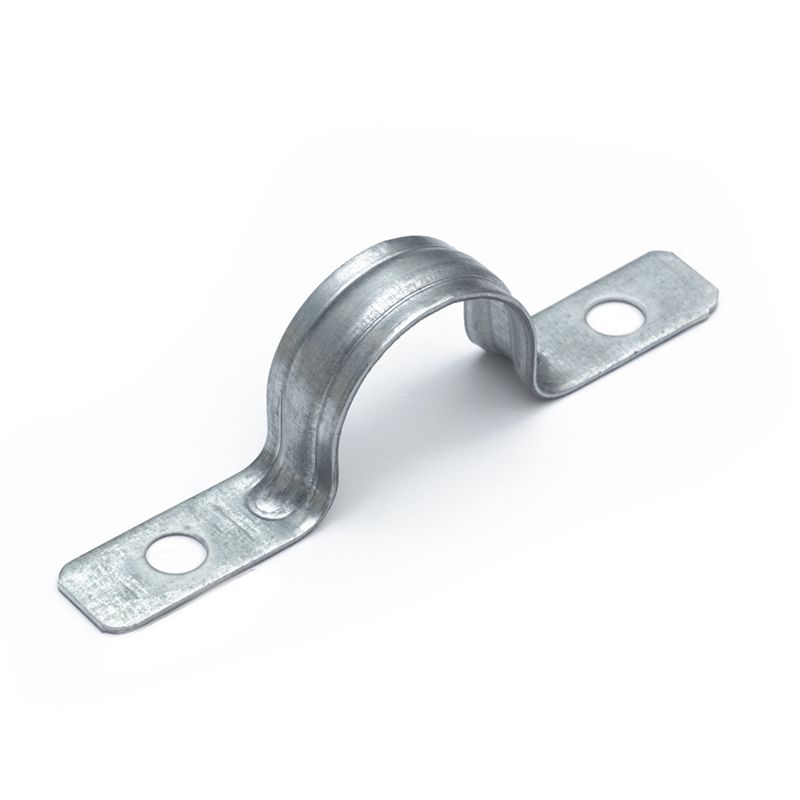 скоба крепежная двухлапковая усиленная противопожарная смду d25-26мм метал. отв. d 6.5мм (уп.100шт) промрукав pr13.02439 от BTSprom.by