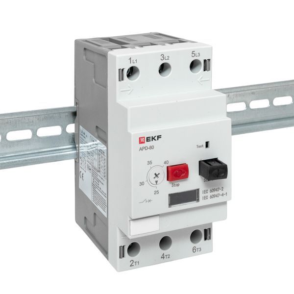 Выключатель автоматический для защиты двигателя АПД-80 25-40А EKF apd80-me-40 фото в каталоге от BTSprom.by