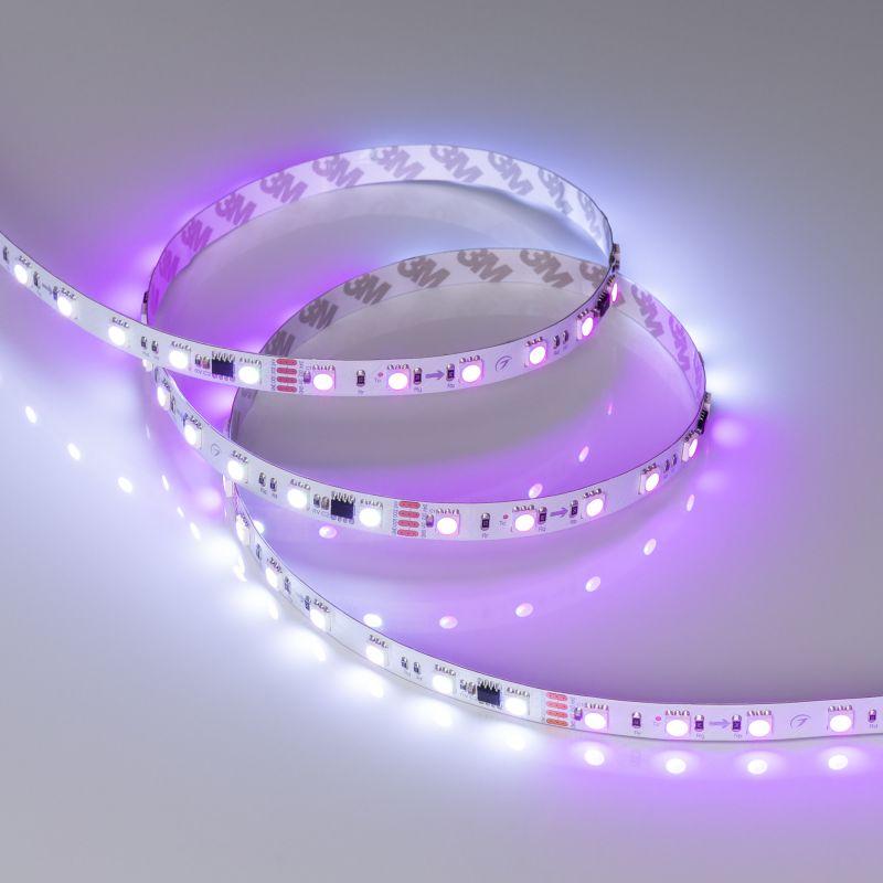 лента светодиодная spi-b60-10mm 24v rgb-px6-ram 15вт/м ip20 5060 бегущий огонь (уп.5м) arlight 033447 от BTSprom.by