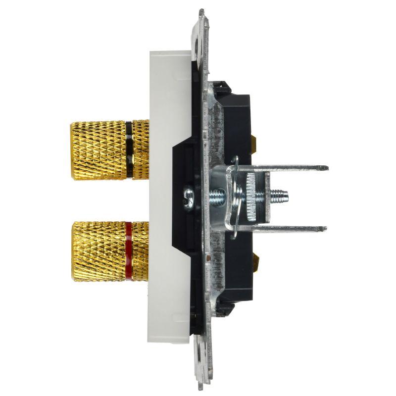  Аудиорозетка 4-м BRITE РА10-БрБ механизм бел. IEK BR-S40-K01 фото в каталоге от BTSprom.by