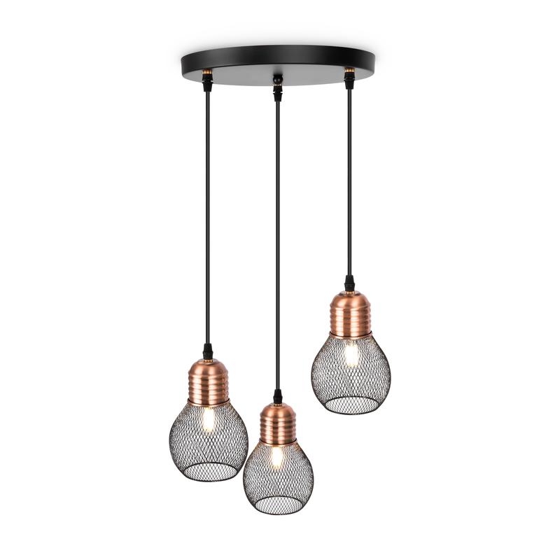  Светильник Agata 60Вт E27х3 IP20 подвесной Freya FR4011PL-03BBS фото в каталоге от BTSprom.by