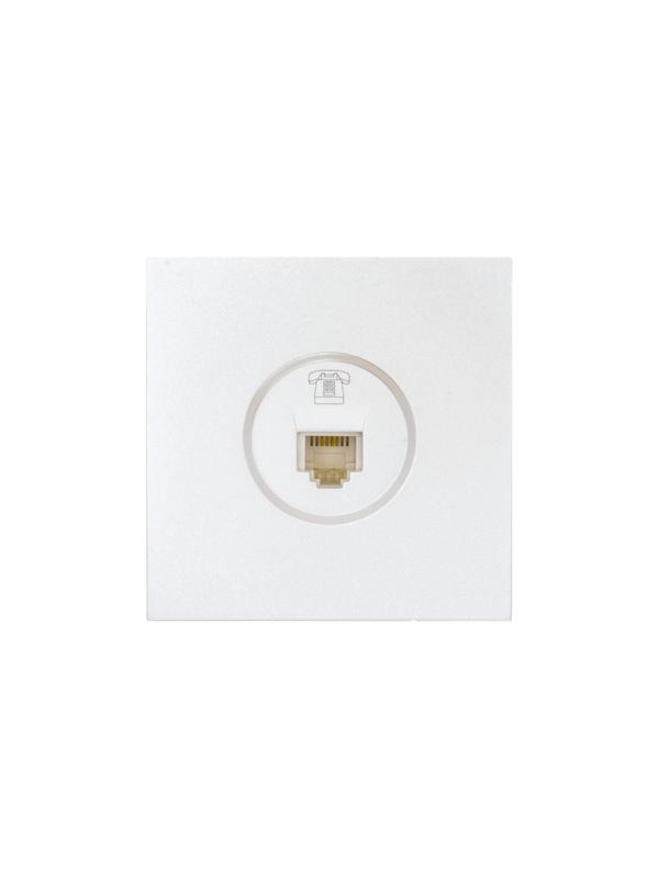 розетка телефонная 1-м сп zima ip20 rj11 евро стандарт механизм бел. искра матов. lezard 704-1488-137 от BTSprom.by