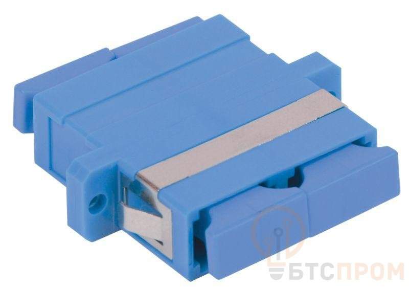 адаптер проходной sc-sc для одномодового и многомодового кабеля (sm/mm); с полировкой upc; двойного исполнения (duplex) itk fc1-scuscu2c-sm от BTSprom.by