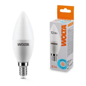 лампа светодиодная 12вт 6500к e14 wolta 25wc12e14 от BTSprom.by