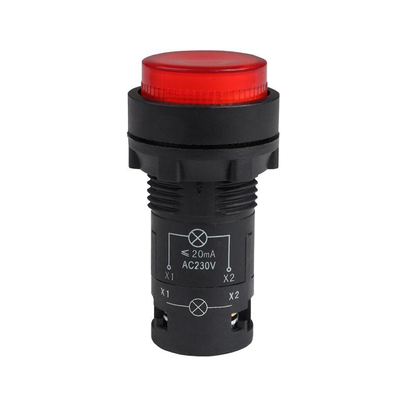 кнопка с подсветкой optisignal compact d22 с7-pl-m401 красн. 1нз 230в ac xb7nw34m2 кэаз 362096 от BTSprom.by