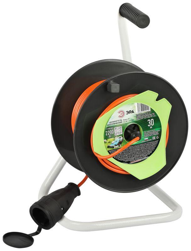 удлинитель на катушке 1х30м без заземл. rp-1-2x1-30m пвс 2x1 эра б0059770 от BTSprom.by