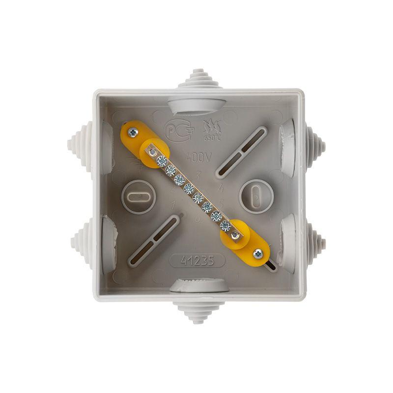  Коробка уравнивания потенциалов ОП 85х85х40мм IP44 Rexant 28-3050 фото в каталоге от BTSprom.by