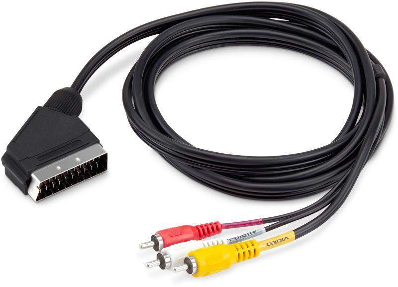кабель соединительный аудио-видео scart (m)/3хrca (m) 2м. черн. (bsc005-2) buro 817210 от BTSprom.by