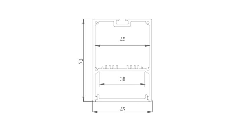  Профиль накладной/подвесной LS.4970-R алюм. DesignLed 00-00010370 фото в каталоге от BTSprom.by
