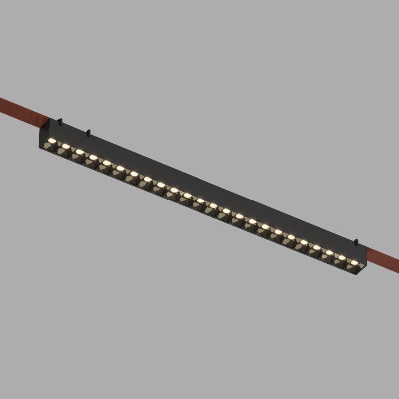 светильник для трека-ремня belty grill со светодиодом l642хw40хh45мм 48в dc 24вт ra90 24град. 3000к ip20 черн. алюм. denkirs dk5573-bk от BTSprom.by